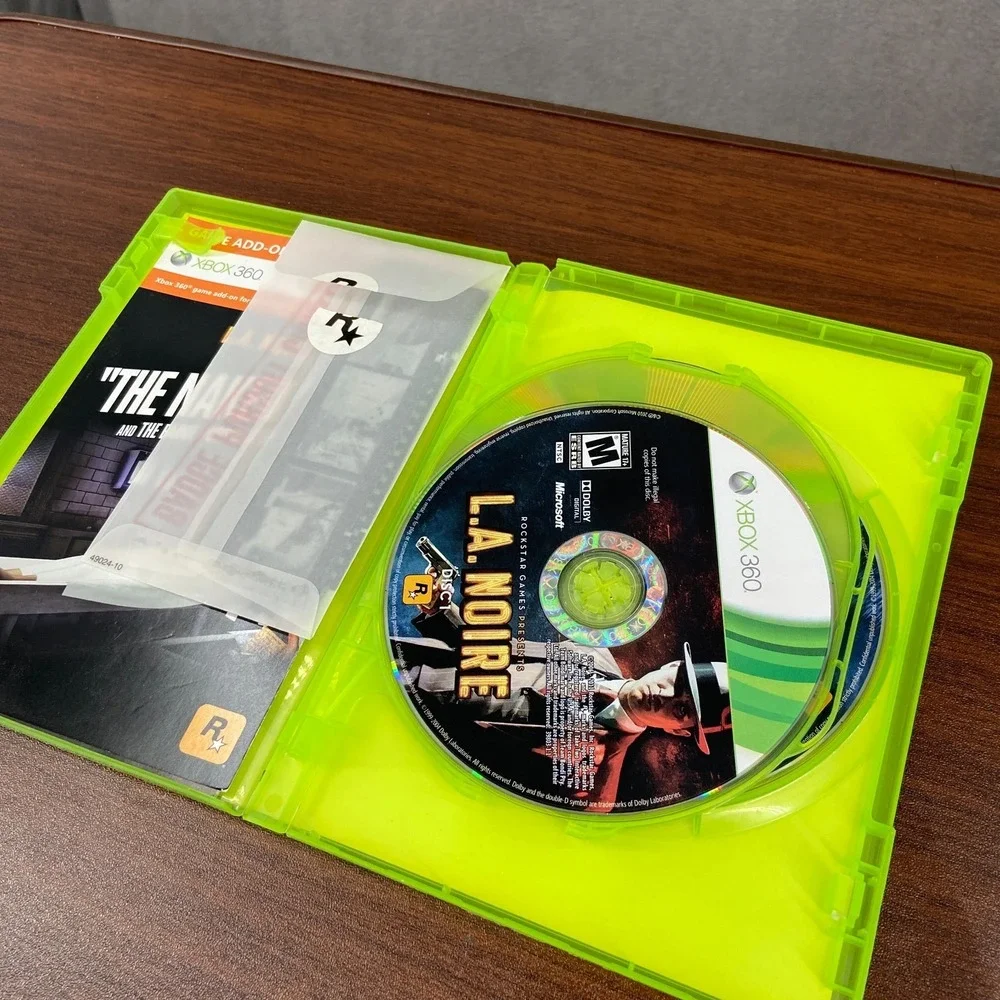L.A. Noire Microsoft Xbox 360 Rockstar Games Action-Adventure Mystery Video Game